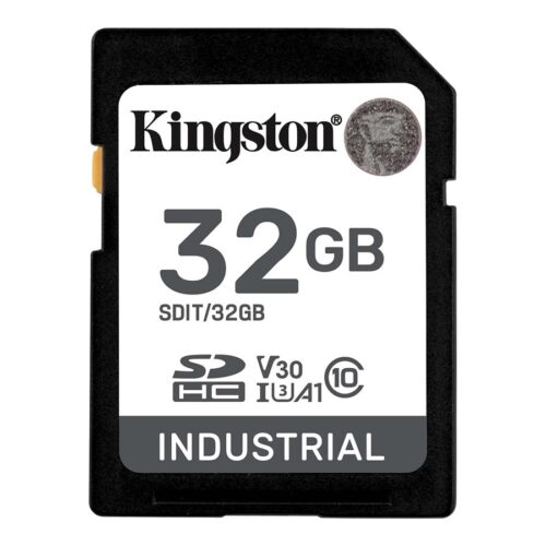 KINGSTON 32Go SDHC Industrial -40C to 85C C10 UHS-I U3 V30 A1 pSLC