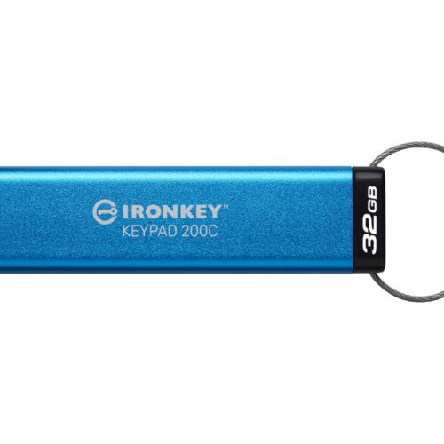KINGSTON 32Go USB-C IronKey Keypad 200C FIPS 140-3 Lvl 3 Pending AES-256