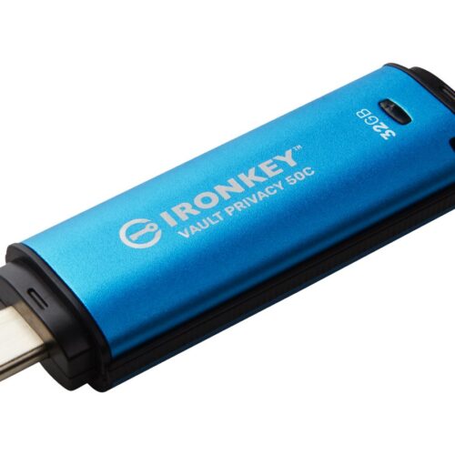 KINGSTON 32Go USB-C IronKey Vault Privacy 50C AES-256 Encrypted FIPS 197