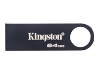 KINGSTON 64Go DataTraveler SE9 G3 USB 3.2 Gen 1 speeds 220Mo/s read 100Mo/s write Dark Nickel