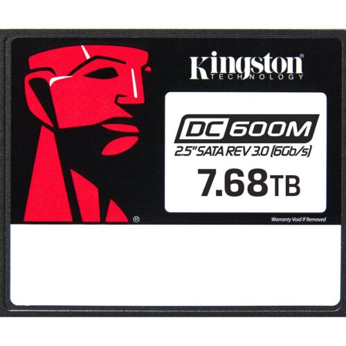 KINGSTON 7.68To DC600M 2.5p SATA3 mixed-use data center SSD for enterprise servers and NAS (VMWare Ready)