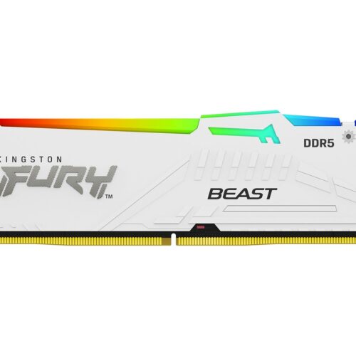 KINGSTON FURY Beast 32Go DIMM 5200MT/s DDR5 CL36 Kit of 2 White RGB EXPO