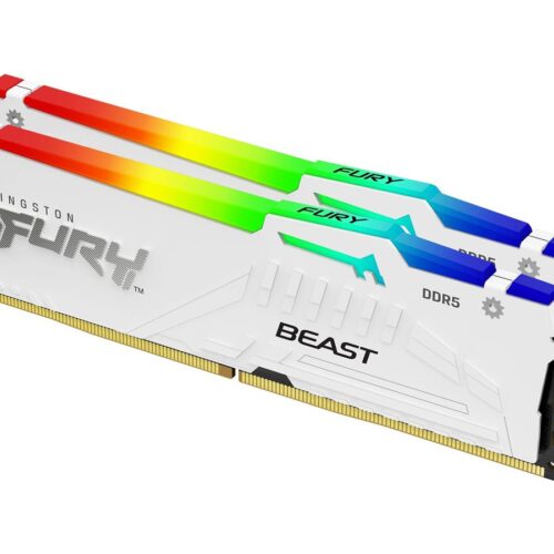 KINGSTON FURY Beast 32Go DIMM 5200MT/s DDR5 CL36 Kit of 2 White RGB EXPO