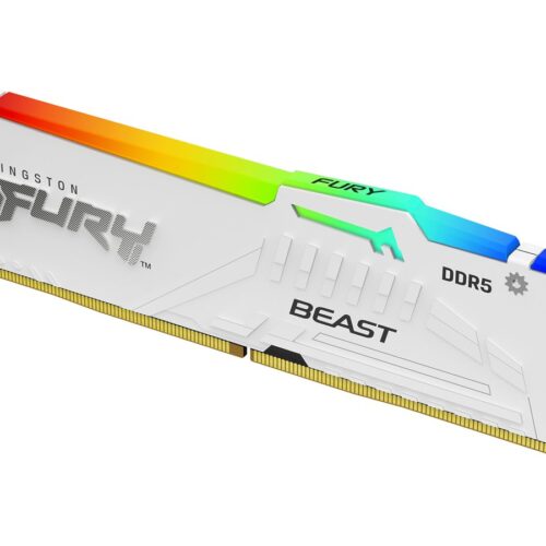 KINGSTON FURY Beast 32Go DIMM 5200MT/s DDR5 CL36 Kit of 2 White RGB EXPO