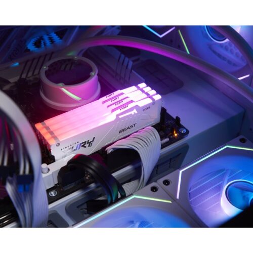 KINGSTON FURY Beast 32Go DIMM 5200MT/s DDR5 CL36 Kit of 2 White RGB EXPO