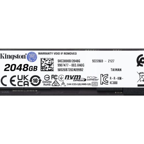 KINGSTON KC3000 2048Go PCIe 4.0 NVMe M.2 SSD