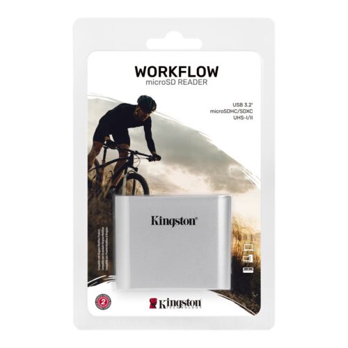 KINGSTON USB 3.2 Gen1 Workflow Dual-Slot microSDHC/SDXC UHS-II Card Reader