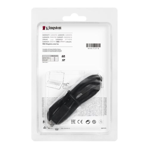 KINGSTON USB 3.2 Gen1 Workflow Dual-Slot SDHC/SDXC UHS-II Card Reader
