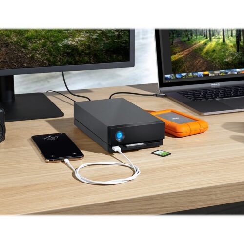 LACIE 1big Dock 16TB Thunderbolt 3 + USB 3.1 8.9cm 3.5inch for MAC & PC – gray