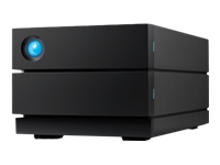 LACIE 2big RAID 8To USB-C 3.5p hot swappable IronWolf Pro drives 7.2rpm 5 year data recovery included