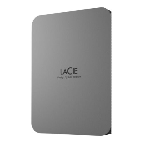 LACIE External Portable Hardrive 2To USB 3.2 Gen 1 up to 5Gb/s USB-C