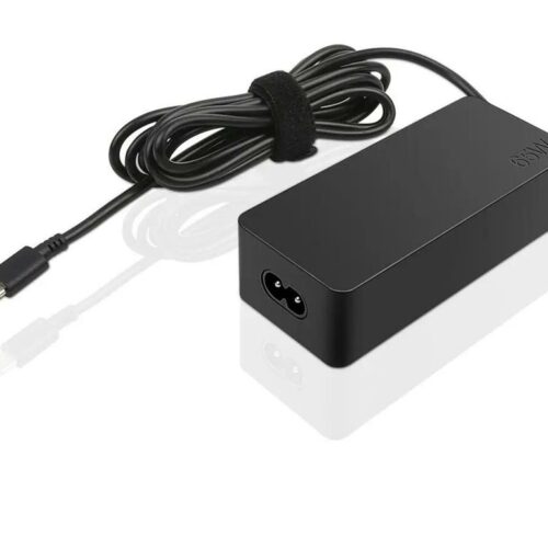 LENOVO 65W Standard AC Adapter (USB Type-C) – Adaptateur secteur – CA 100-240 V – 65 Watt – ThinkRed