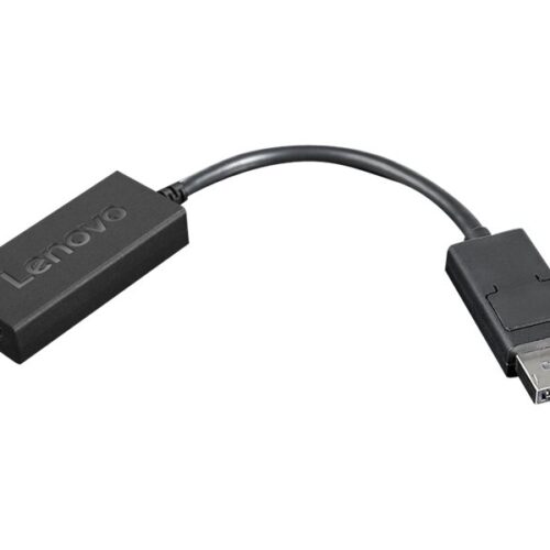 LENOVO – Adaptateur vidéo – DisplayPort mâle pour HDMI femelle – 22.5 cm – noir – support 4K