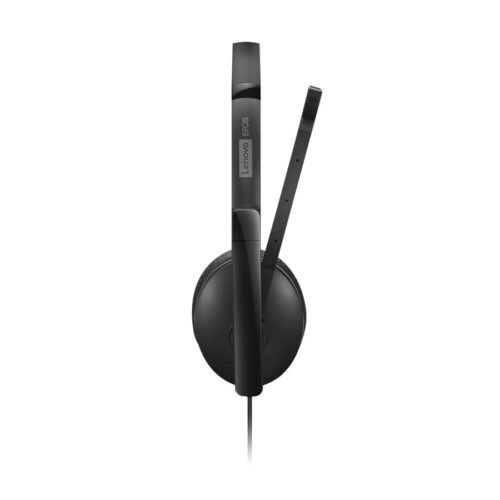 LENOVO – Gen 2 – Micro-casque – sur-oreille – filaire – USB-C – noir – Certifié pour Microsoft Teams