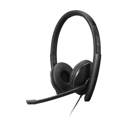 LENOVO – Gen 2 – Micro-casque – sur-oreille – filaire – USB-C – noir – Certifié pour Microsoft Teams