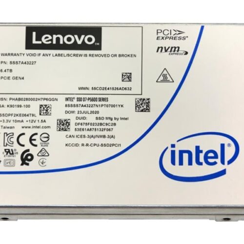 LENOVO ISG ThinkSystem 2.5p U.2 P5620 1.6To Mixed Use NVMe PCIe 4.0 x4 HS SSD