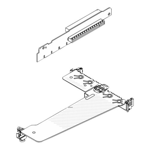 LENOVO ISG ThinkSystem V3 1U x16/x16 PCIe G4 Riser1 LP+LP Option Kit