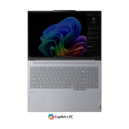 LENOVO ThinkBook 16 – G7 – 16p WUXGA – Qualcomm – Snapdragon X Plus – W11Pro – 32GB RAM – 1TB SSD – 3YR sur site – Copilot+ PC