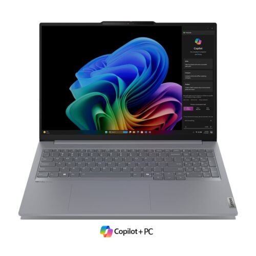 LENOVO ThinkBook 16 – G7 – 16p WUXGA – Qualcomm – Snapdragon X Plus – W11Pro – 32GB RAM – 1TB SSD – 3YR sur site – Copilot+ PC
