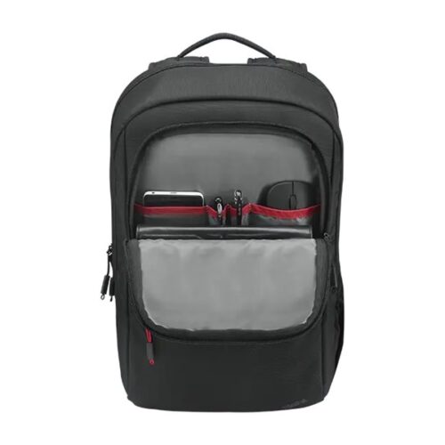 LENOVO ThinkPad Essential (Eco) – Sac à dos pour ordinateur portable – 16in – Noir avec des touches de rouge – ThinkRed