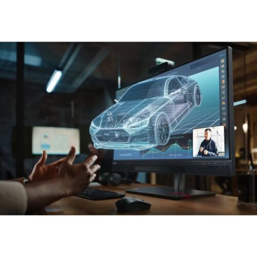 LENOVO ThinkVision -27 – 3D – 27p IPS WLED – 60Hz 310cd/m2 4ms – 2xHDMI – DispalayPort  – USB-C 3.2 Gen 1