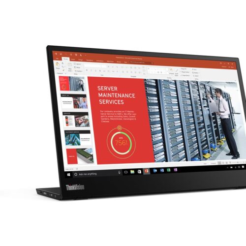LENOVO ThinkVision M14 – Écran LED – 14p – portable – 1920 x 1080 Full HD (1080p) 60 Hz – 6 ms – 2xUSB-C – avec Power Delivery 2.0