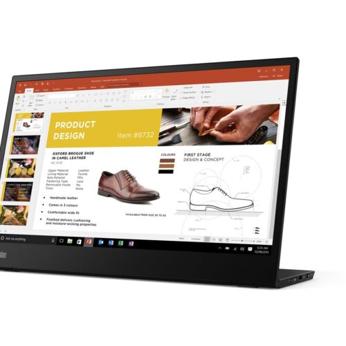 LENOVO ThinkVision M14 – Écran LED – 14p – portable – 1920 x 1080 Full HD (1080p) 60 Hz – 6 ms – 2xUSB-C – avec Power Delivery 2.0