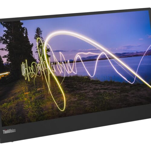 LENOVO ThinkVision M15 – Écran LED – 15.6p – portable – 1920 x 1080 Full HD (1080p) 60 Hz – IPS – 6 ms – 2xUSB-C – ThinkRed