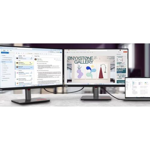 LENOVO ThinkVision -P25i-30 – 24.5p IPS WLED FHD – 100Hz 250cd/m2 4ms – HDMI – DisplayPort – USB Hub