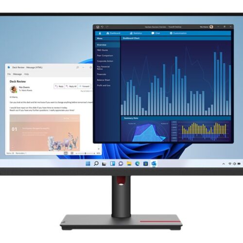 LENOVO ThinkVision T27p-30 27p Monitor with ThinkVision MC60 webcam HDMI