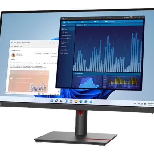 LENOVO ThinkVision T27p-30 27p Monitor with ThinkVision MC60 webcam HDMI