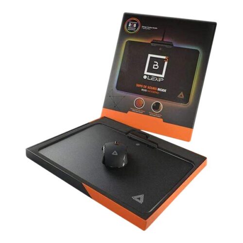 LEXIP B5 Tapis de Souris Rigide Retroeclaire
