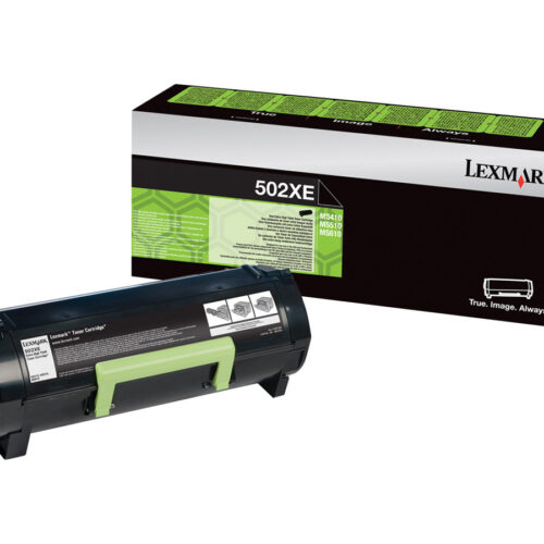LEXMARK 502XE cartouche de toner noir très haute capacité 10.000 pages pack de 1 corporate