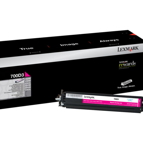 LEXMARK 700D3 développer magenta capacité standard 40.000 pages pack de 1
