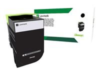 LEXMARK 802XK toner cartridge black extra high capacity 8.000 pages 1-pack return program