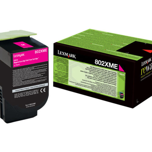 LEXMARK 802XME cartouche de toner magenta capacité standard 4.000 pages pack de 1 corporate
