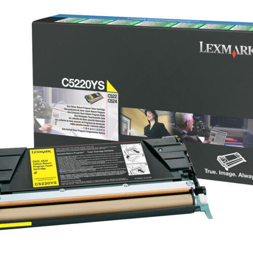 LEXMARK C522N, C524 cartouche de toner jaune capacité standard 3.000 pages pack de 1 retour programme