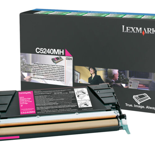 LEXMARK C524, C532, C534 cartouche de toner magenta haute capacité 5.000 pages pack de 1 retour programme