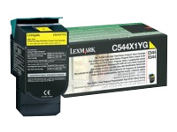 LEXMARK C544, X544 cartouche de toner jaune très haute capacité 4.000 pages pack de 1 retour programme
