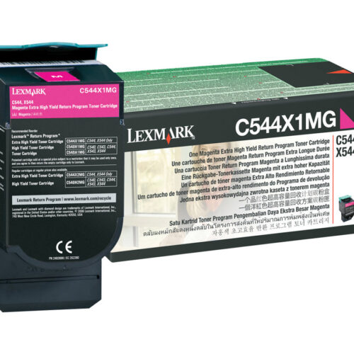 LEXMARK C54X, X54x cartouche de toner magenta très haute capacité 4.000 pages pack de 1 retour programme