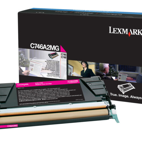 LEXMARK C746, C748 7K cartouche de toner magenta capacité standard 7.000 pages pack de 1 With returnprogram