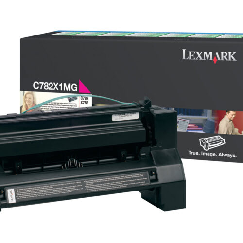 LEXMARK C782, X782e cartouche de toner magenta haute capacité 15.000 pages pack de 1 retour programme