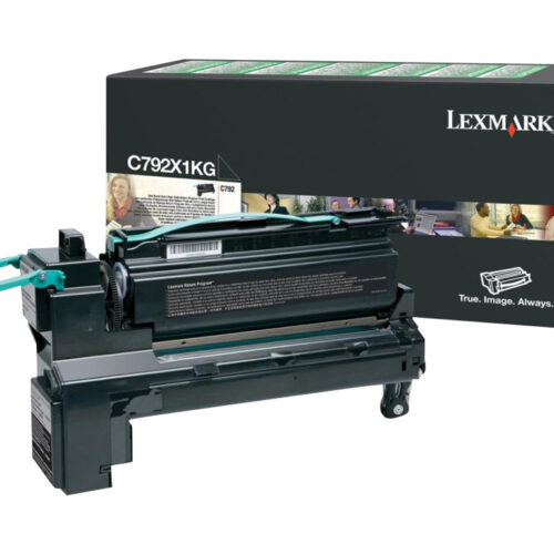 LEXMARK C792 toner noir capacité standard 20.000 pages pack de 1 retour program