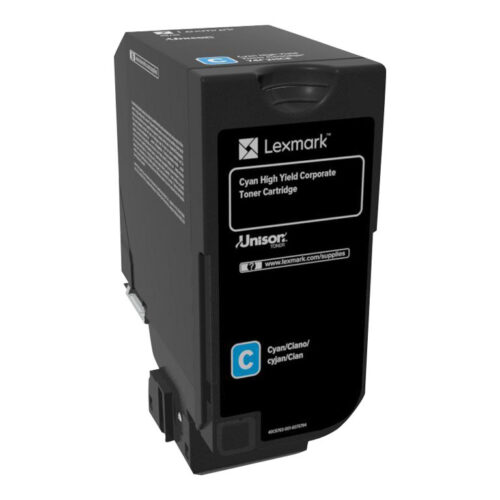 LEXMARK CS725 Cartouche de toner Corporate haute capacité Cyan 12K