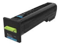 LEXMARK CS820 CX82x CX860 Cartouche de toner Corporate cyan 8K