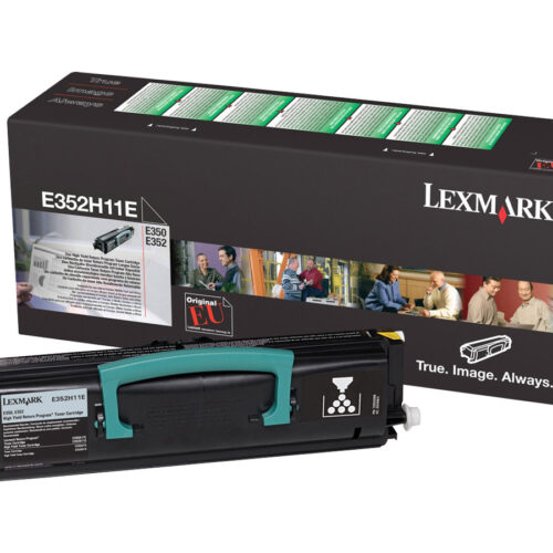 LEXMARK E350, E352 cartouche de toner noir capacité standard 9.000 pages pack de 1 retour programme