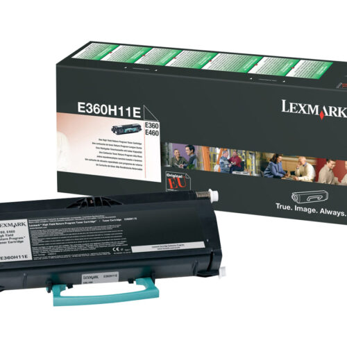 LEXMARK E360, E460 cartouche de toner noir haute capacité 9.000 pages pack de 1 retour programme