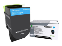 LEXMARK High Yield Cyan Toner Cartridge