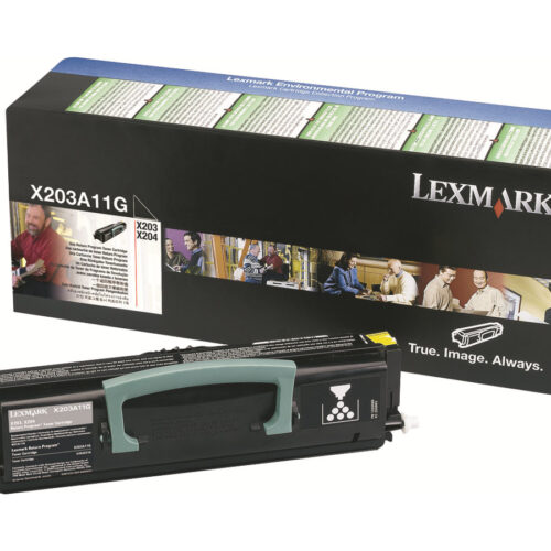 LEXMARK X203N,  X204N cartouche de toner noir capacité standard 2.500 pages pack de 1 retour programme
