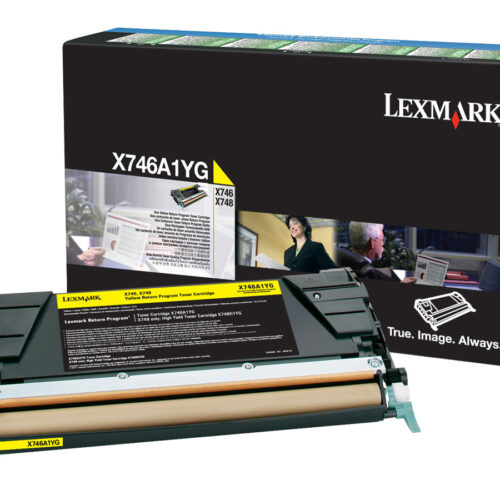 LEXMARK X746, X748 7K cartouche de toner jaune capacité standard 7.000 pages pack de 1 With returnprogram